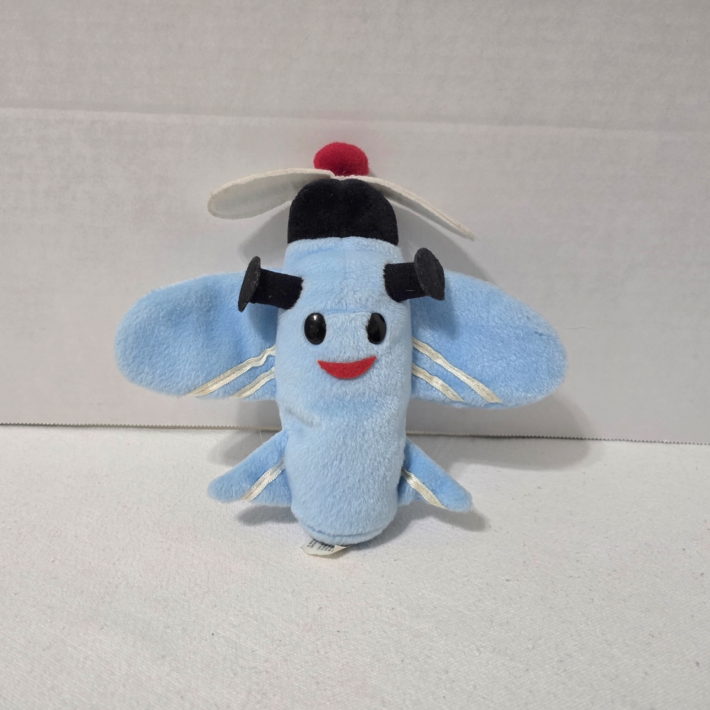 Stuffins Rudolph Island Of Misfit Toys Blue Airplane Ornament Plush Toy 7"